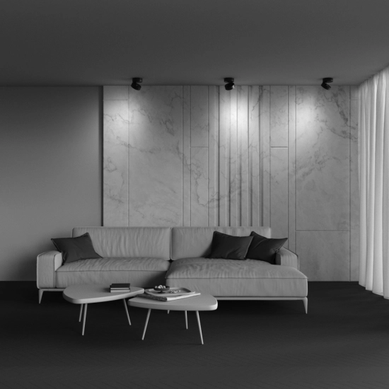 Plafon natynkowy Onda LED 18W 3000K czarny C024CL-18W3K-B-1 Maytoni - zdjęcie dodatkowe 6