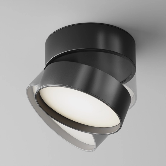 Plafon natynkowy Onda LED 18W 4000K czarny C024CL-L18B4K Maytoni - zdjęcie dodatkowe 4