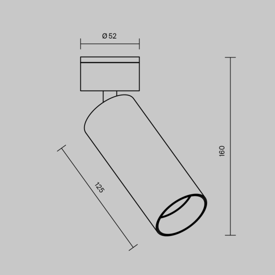 Lampa sufitowa Focus C055CL-L12W3K-W-D-W Maytoni - kolor biały - zdjęcie dodatkowe 4