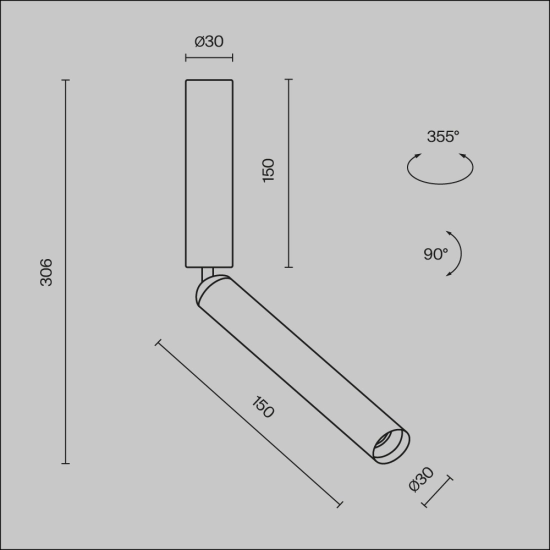 Lampa sufitowa Focus T C142CL-6W3K-BS Maytoni - kolor mosiądz - zdjęcie dodatkowe 4