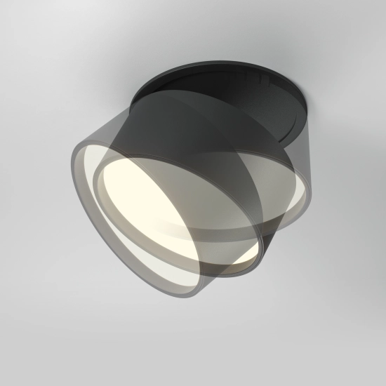 Oprawa stropowa podtynkowa Onda LED 12W czarny DL024-12W-DTW-B Maytoni - zdjęcie dodatkowe 5