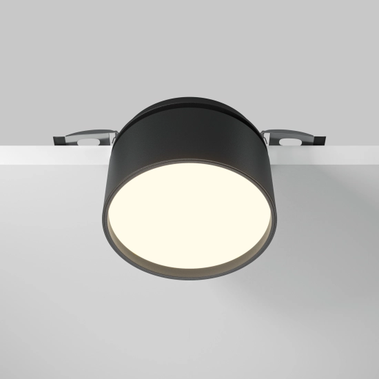 Oprawa stropowa podtynkowa Onda LED 12W czarny DL024-12W-DTW-B Maytoni - zdjęcie dodatkowe 6