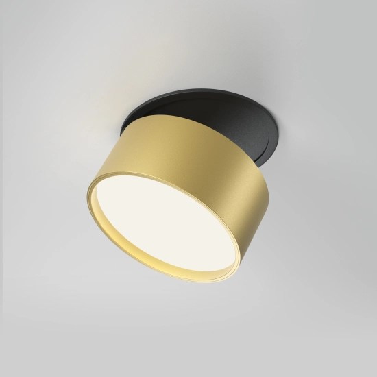 Oprawa stropowa podtynkowa Onda LED 12W czarny DL024-12W-DTW-BMG Maytoni - zdjęcie dodatkowe 1