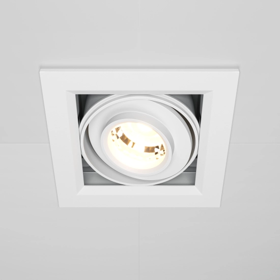 Lampa wpuszczana Metal Modern LED DL093-01-10W3K-W Maytoni - kolor biały - zdjęcie dodatkowe 2