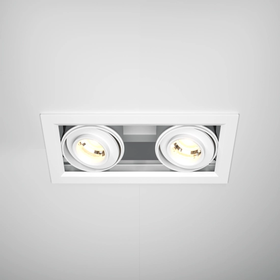 Lampa wpuszczana Metal Modern LED DL093-02-10W3K-W Maytoni - kolor biały - zdjęcie dodatkowe 2