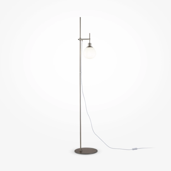 Lampa podłogowa Erich E14 1x40W nikiel MOD221-FL-01-N Maytoni - zdjęcie dodatkowe 2
