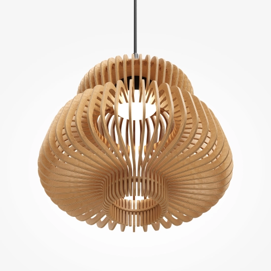 Lampa wisząca Maytoni MOD465PL-L12BK1 - kolor czarny - zdjęcie produktu