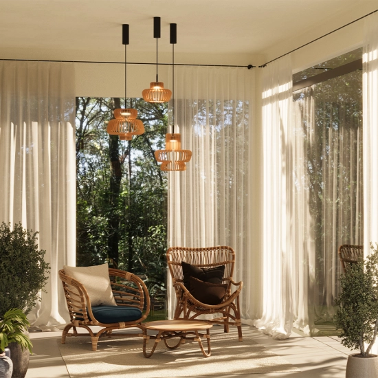 Lampa wisząca Maytoni MOD465PL-L12BK1 - kolor czarny - zdjęcie dodatkowe 5
