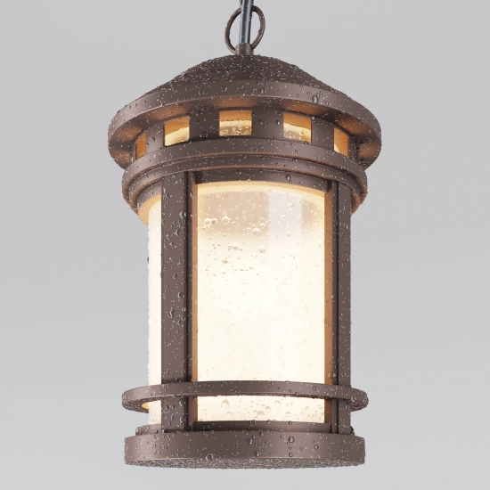 Lampa zewnętrzna wisząca Salamanca E27 brązowy O031PL-01BR Maytoni - zdjęcie dodatkowe 1