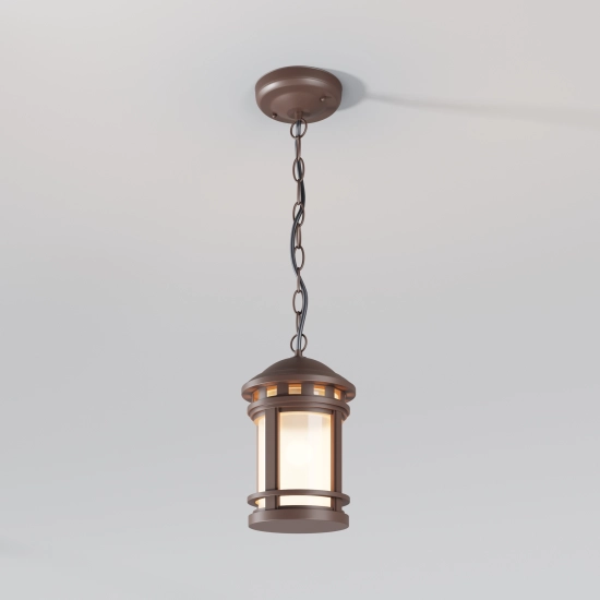 Lampa zewnętrzna wisząca Salamanca E27 brązowy O031PL-01BR Maytoni - zdjęcie dodatkowe 2