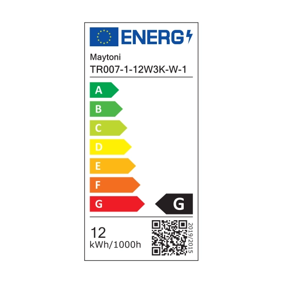 Oprawa szynoprzewodowa 1-fazowa Onda LED 12W 3000K biały TR007-1-12W3K-W-1 Maytoni - zdjęcie dodatkowe 4