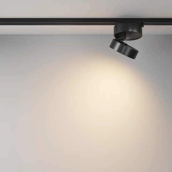 Oprawa szynoprzewodowa 1-fazowa Onda LED 18W 3000K czarny TR007-1-18W3K-B-1 Maytoni - zdjęcie dodatkowe 3