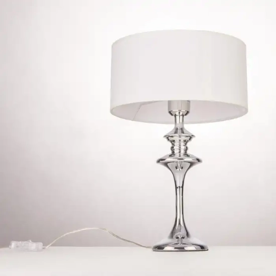 Lampa stołowa ABU DHABI T01413CH-WH CosmoLight - zdjęcie dodatkowe 3