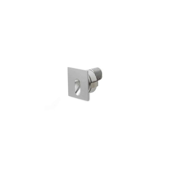 MEMPHIS SQ wpuszczana w ścianę srebrno-szara 230V LED 3W 60° 3000K R12688 Rendl light studio