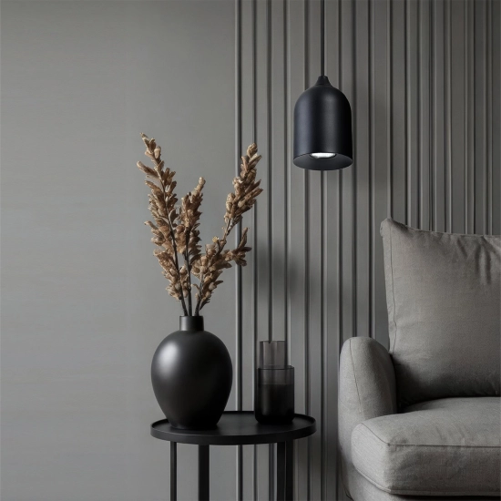 Metalowa lampa wisząca Nilo czarna 1xGU10 LP-0110/1P BK Light Prestige