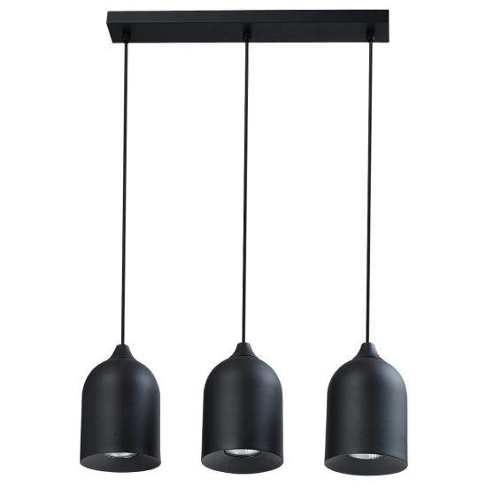 Metalowa lampa wisząca Nilo czarna 3xGU10 LP-0110/3L BK Light Prestige