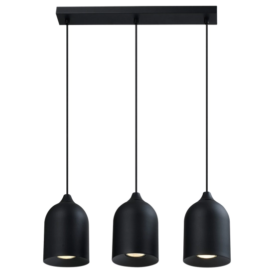 Metalowa lampa wisząca Nilo czarna 3xGU10 LP-0110/3L BK Light Prestige