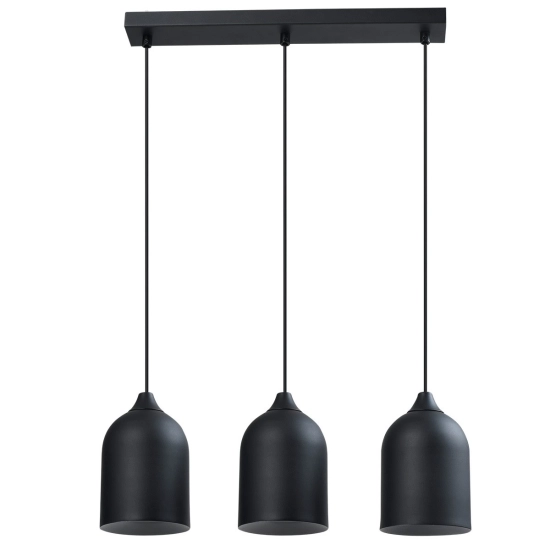 Metalowa lampa wisząca Nilo czarna 3xGU10 LP-0110/3L BK Light Prestige
