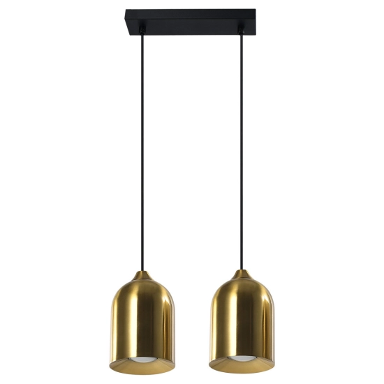 Metalowa lampa wisząca Nilo złota 2xGU10 LP-0110/2L GD Light Prestige