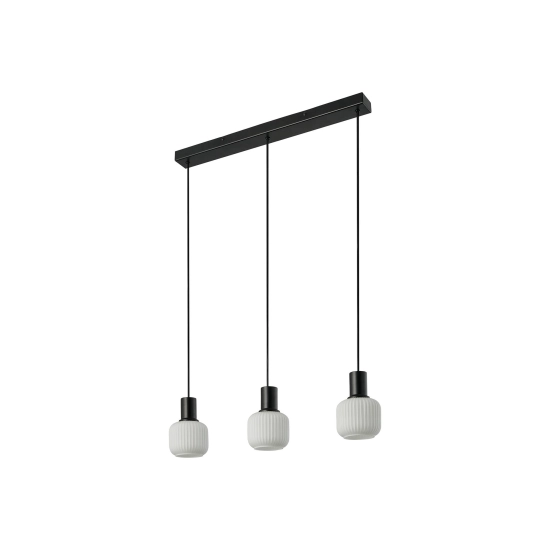 Lampa wisząca Milford 3xE14 czarna 2412623003 Nordlux