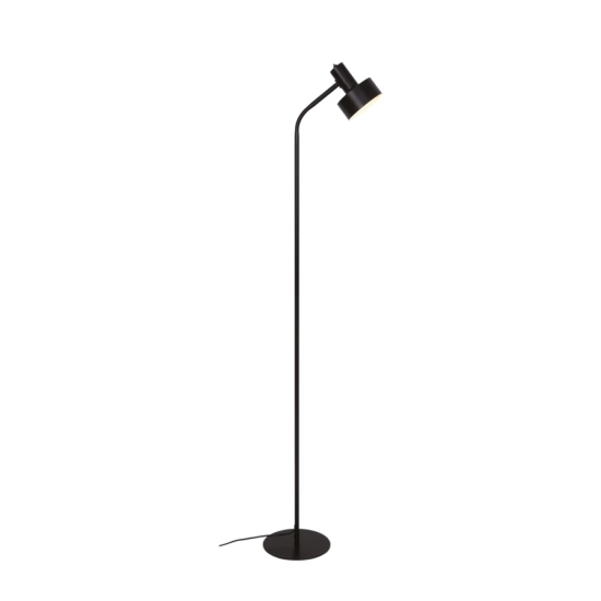Minimalistyczna lampa podłogowa Matis czarna 2512244003 Nordlux