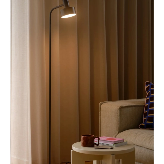 Minimalistyczna lampa podłogowa Matis czarna 2512244003 Nordlux