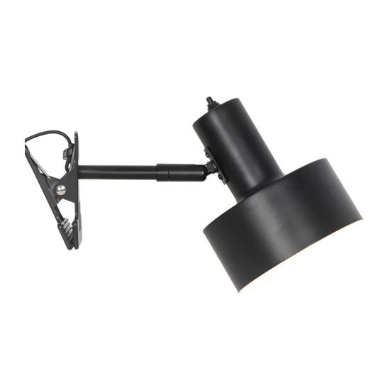 Minimalistyczna lampa z klipsem Matis czarna 2512222003 Nordlux