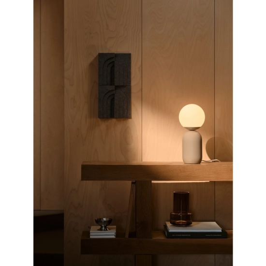 Minimalistyczna lampka stołowa Notti – jasnobrązowa 2011035018 Nordlux