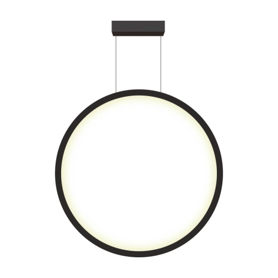 Lampa wisząca Mirror L czarna IP44 LED CCT LP-999/1P L BK CCT Light Prestige