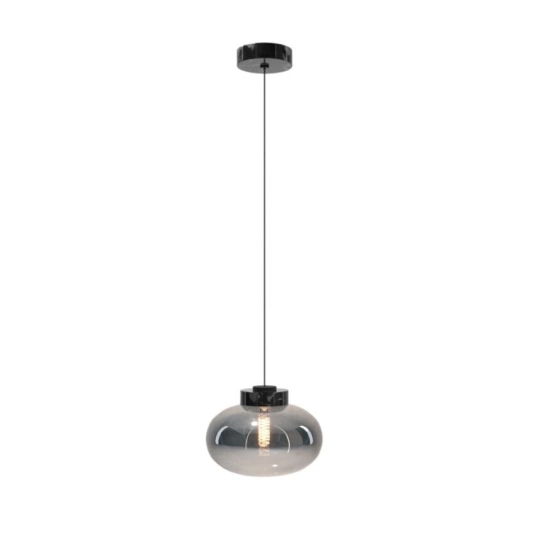 Lampa Wisząca Moonstone Smoke Glass+black Marble P0515 MAXLIGHT - zdjęcie produktu