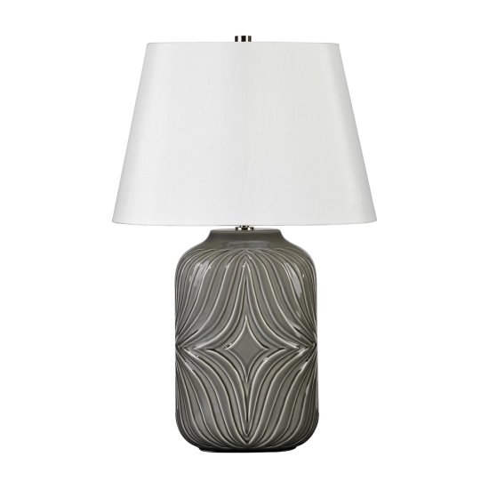 kinkiecik.pl Lampa stołowa Muse – 1 źródło światła – Szara MUSE-TL-GREY Elstead Lighting