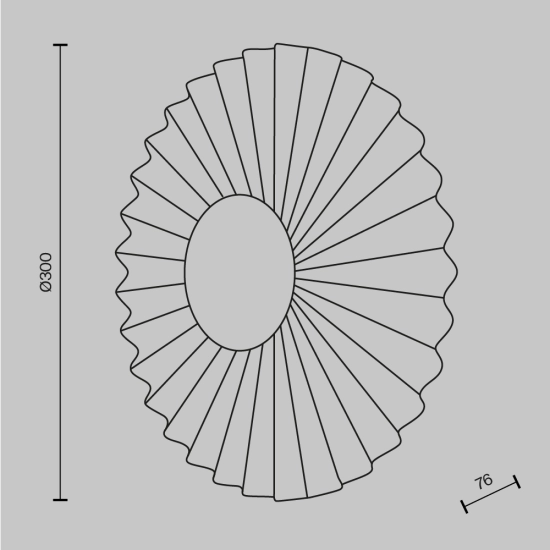 Lampa ścienna (kinkiet) Fiore MOD233WL-L11BS3K Maytoni - zdjęcie dodatkowe 5