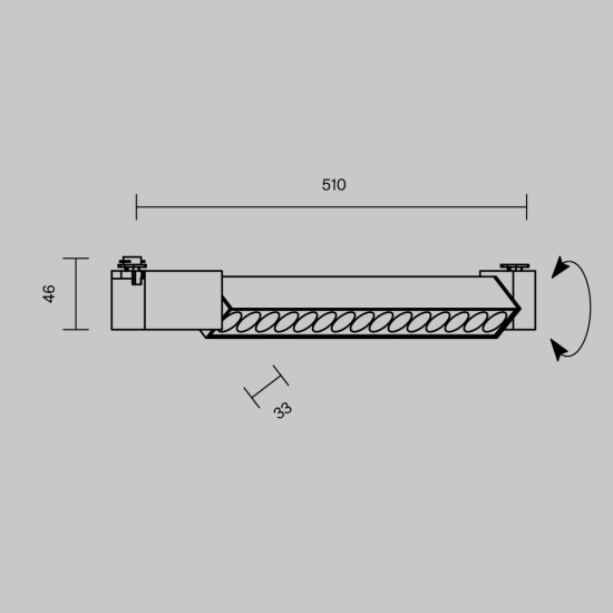 Lampa szynowa Points Rot Unity 4000K 22W 30° TR010-1-22W4K-M-W-DE Maytoni - zdjęcie dodatkowe 5