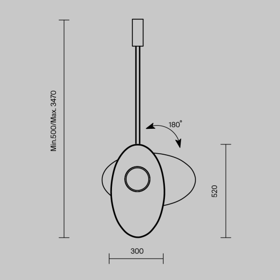 Lampa wisząca Evolution MOD396PL-L10W3K Maytoni - zdjęcie dodatkowe 5