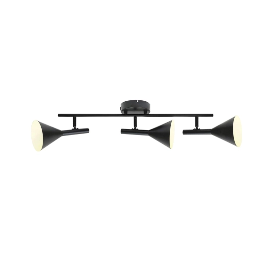 Kelvis – czarna lampa sufitowa 3-punktowa 2612706003 Nordlux