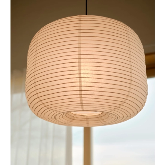 Papierowy abażur wiszący w stylu japandi Tuva 50 2612673201 Nordlux
