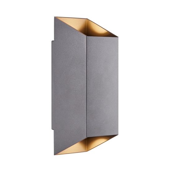 Nordycki kinkiet zewnętrzny Nico Square 22 - Nordlux, antracytowy 2218221050 - zdjęcie produktu