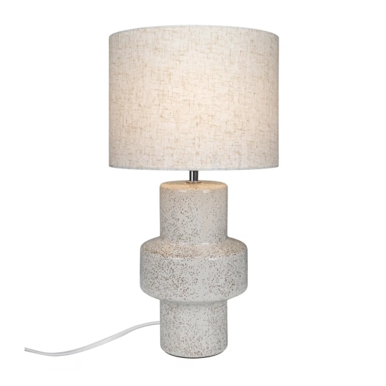 Nowoczesna lampa stołowa Dugan beżowa ceramika 2512655009 Nordlux