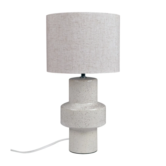 Nowoczesna lampa stołowa Dugan beżowa ceramika 2512655009 Nordlux