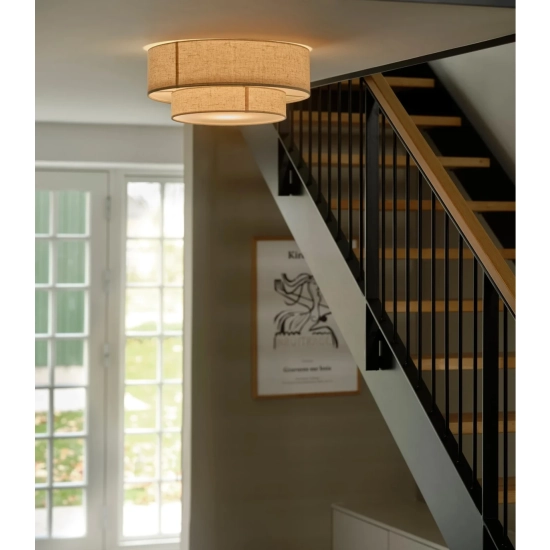 Nowoczesna lampa sufitowa Malodin beżowa 2512436009 Nordlux