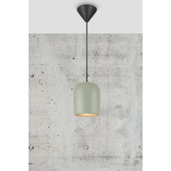 kinkiecik.pl Nowoczesna lampa wisząca Notti 10 - Nordlux, zielona 2213073023