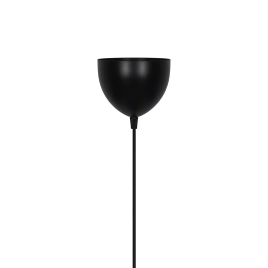 Nowoczesna lampa wisząca Tavia czarna, mosiężny pierścień 2412353003 Nordlux
