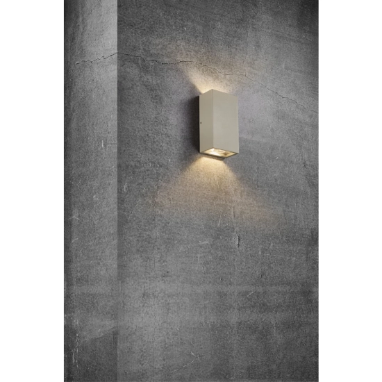kinkiecik.pl Nowoczesny kinkiet zewnętrzny Rold Kubi - Nordlux, beżowy 84151008