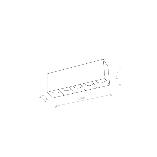 Oprawa liniowa MIDI LED 20W 3000K 10055 Nowodvorski - zdjęcie 6