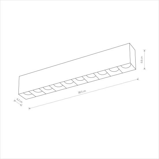 Oprawa liniowa MIDI LED 40W 4000K 10060 Nowodvorski - zdjęcie 6