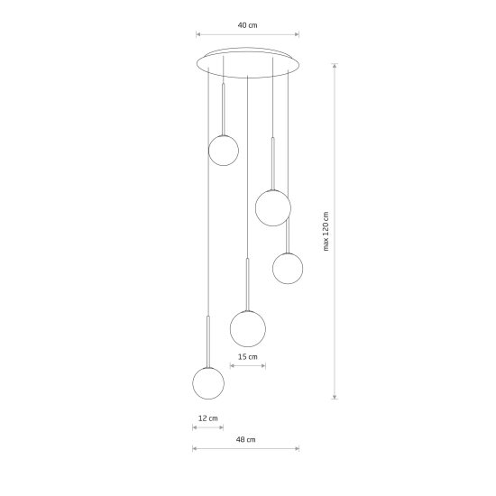 Lampa wisząca KARO V 10303 Nowodvorski - zdjęcie 2