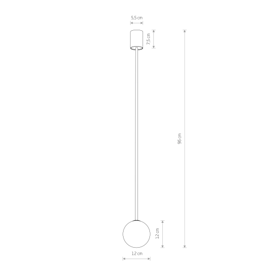 Lampa wisząca KIER M 10307 Nowodvorski - zdjęcie 5
