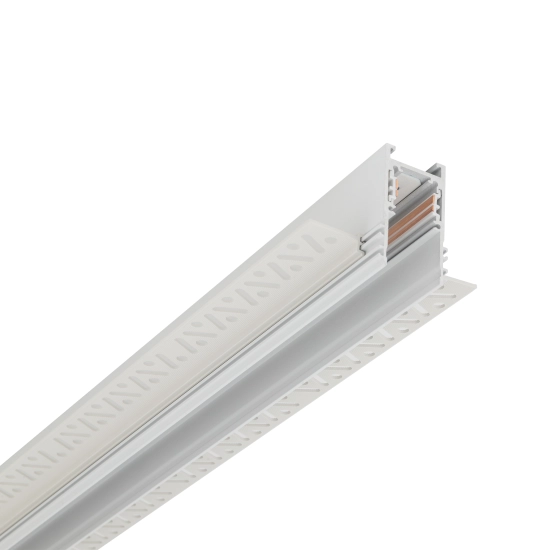 1-obwodowy podtynkowy szynoprzewód niskonapięciowy LVM RECESSED TRACK 2M 11625 Nowodvorski