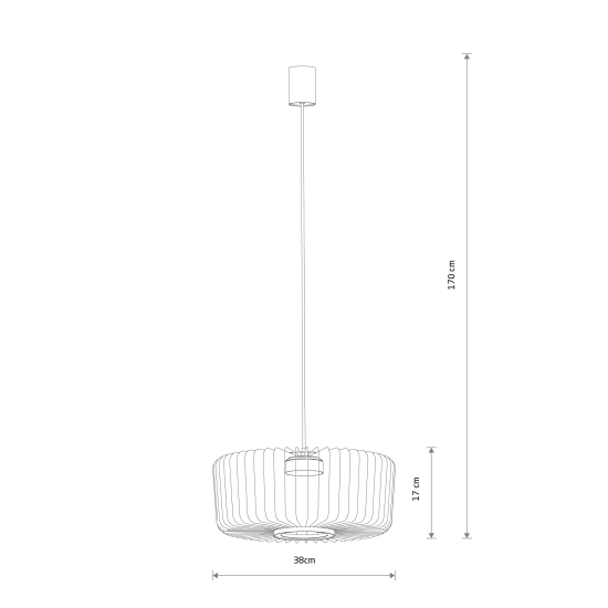 Lampa wisząca KENAI C jedwabisty grafit 12228 Nowodvorski - zdjęcie 8