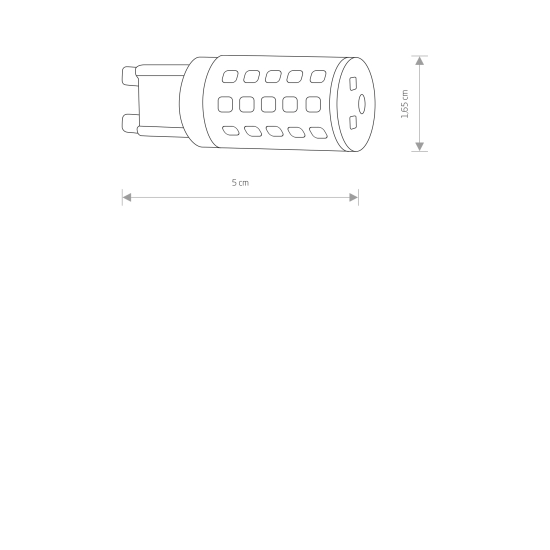 BULB LED G9, 4W, 4000 K 7504 Nowodvorski - zdjęcie 2